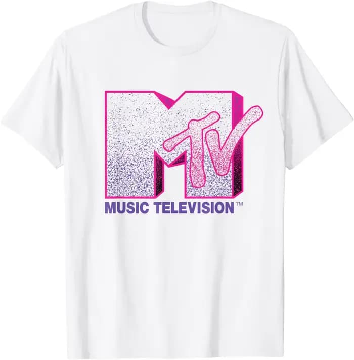 MTV Sparkly Logo musique télévision t-shirts T-Shirt