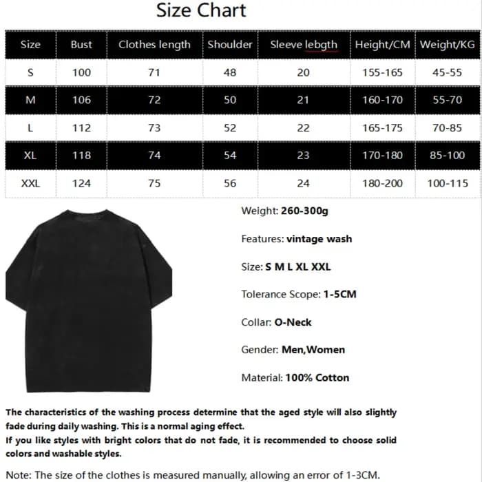 Hunter x Hunter Chrollo vêtements hommes femmes à manches courtes t-shirts lavé coton T-shirt Manga rétro T-shirt Harajuku surdimensionné T-shirt