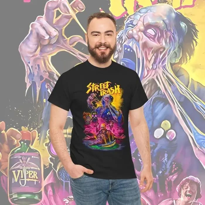 T-shirt de film d'horreur Street Trash