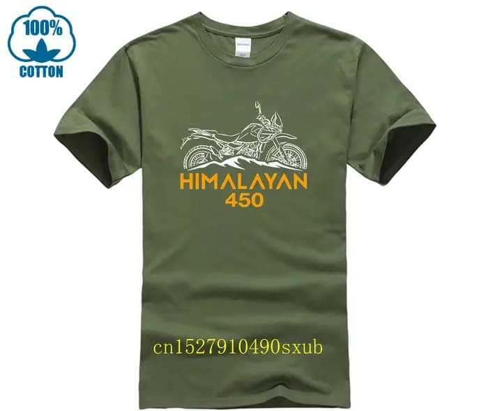 Nouveaux hommes Royal T-shirt décontracté Enfield himalayen 450 pour les motocyclistes