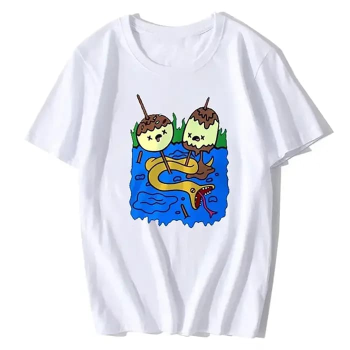 Rock à mâcher princesse décontracté femmes drôle T-Shirt fille Harajuku 90S