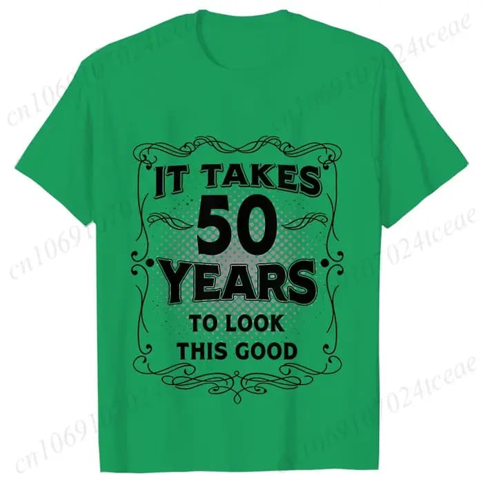 T-shirt drôle du 50e anniversaire pour hommes