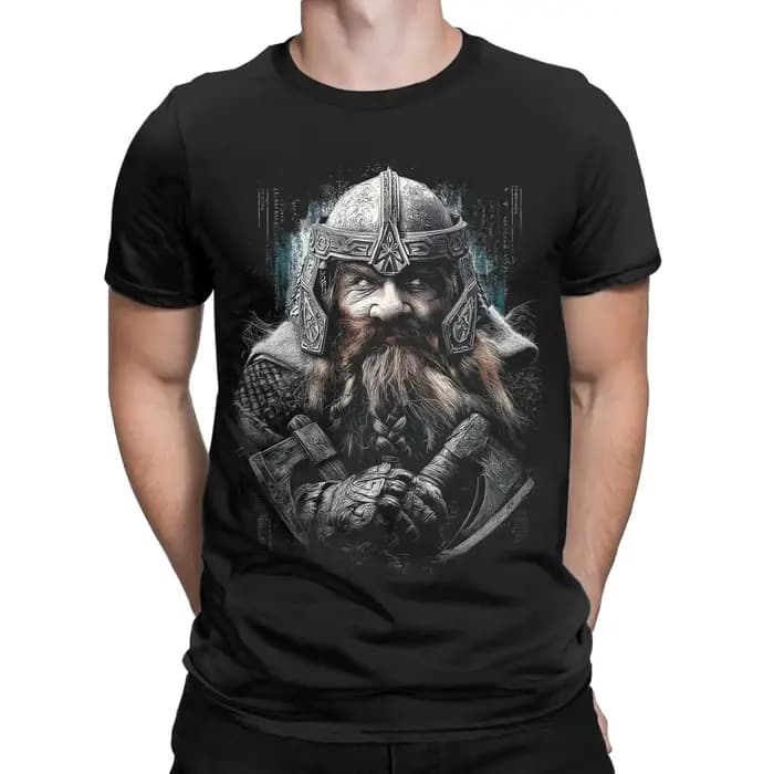 Gimli L-Lords Of The R-Rings T-shirt pour hommes en pur coton