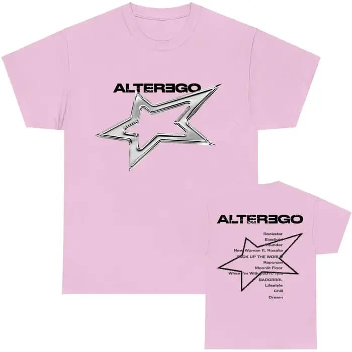 Coran chanteur Album Alter Ego graphique t-shirts LISA mode Hip Hop Streetwear unisexe été coton