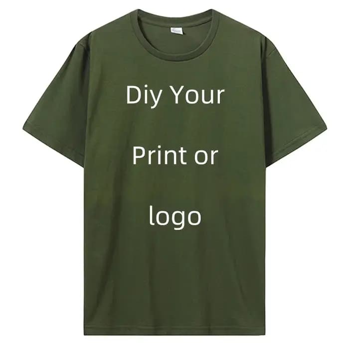 T-shirt imprimé personnalisé T-shirt bricolage votre propre conception comme Photo ou Logo T-shirt b