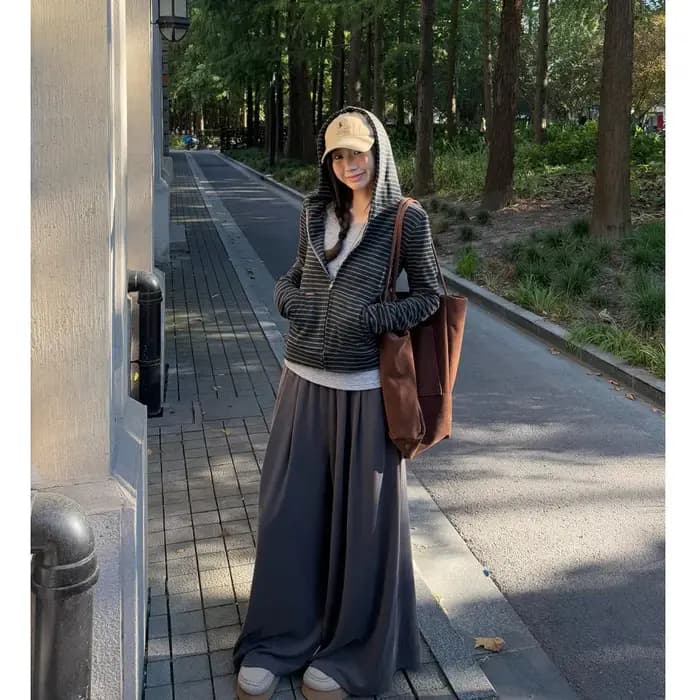 Veste à capuche décontractée pour femme