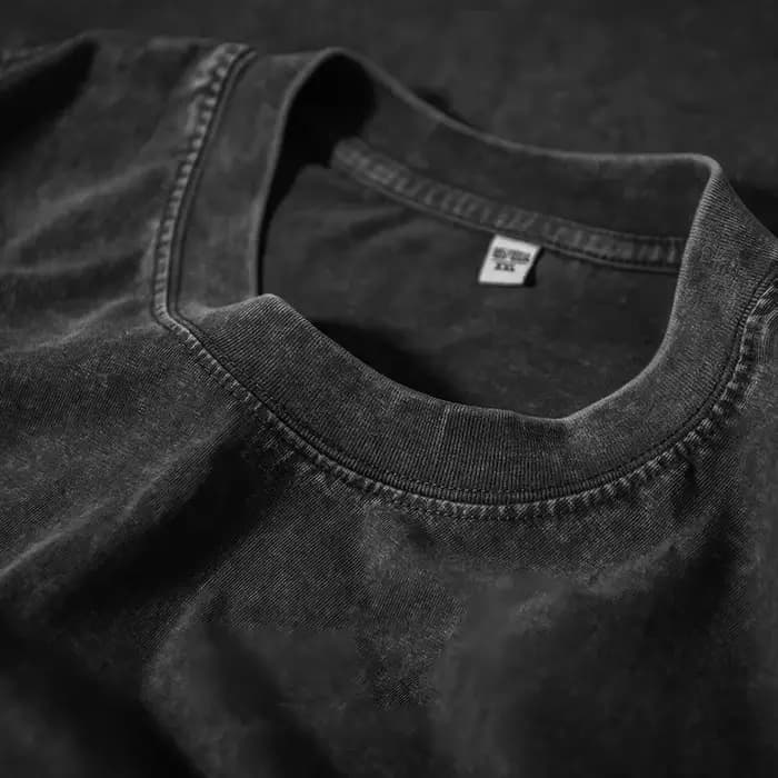 T-shirt Homme Lourd Lavé 230G Coton Nouvelle Collection Été Coupe Ample Vintage Manches Courtes Décontracté Streetwear Basique 2026