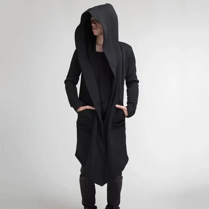 Veste cardigan surdimensionnée à capuche – Manteau chaud de printemps unisexe