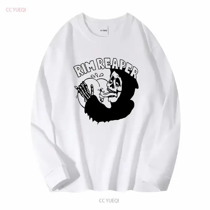 RIM REAPER T SHIRT moto hors-la-loi motard vintage lavé streetwear vêtements de créateurs mode élégante légèrement graphique