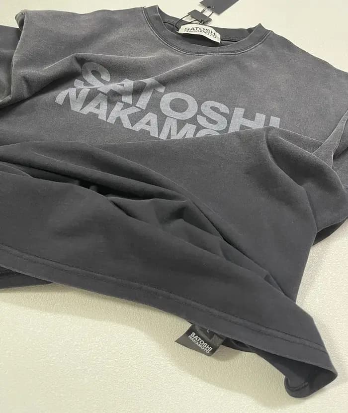 Nouveau T-shirt décontracté unisexe à manches courtes col rond oversize en coton noir avec logo imprimé et lettres
