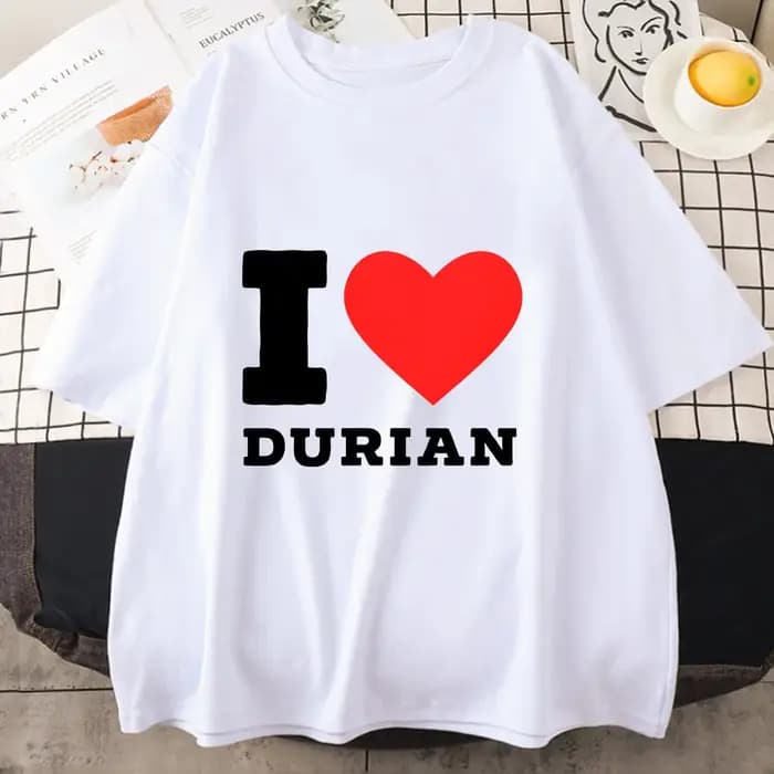 Durian-T-shirt Streetwear pour Femme