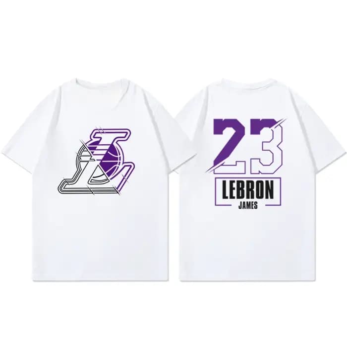 T-shirt à manches courtes Lakers Luka Doncic pour femmes et hommes