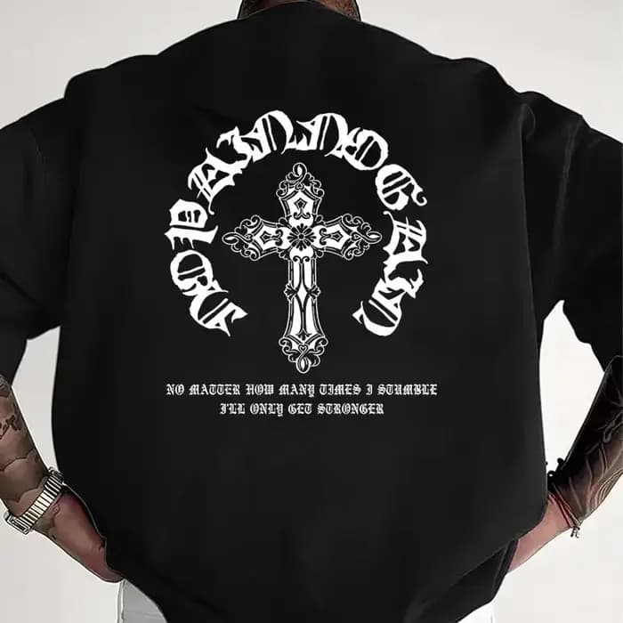 T-shirt pour homme à imprimé graphique rétro