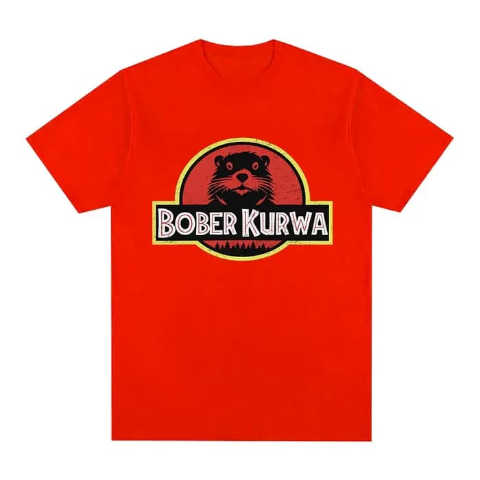 Bober Kurwa Bobr drôle Meme graphique T-shirt hommes femmes mode Hip Hop manches courtes T-shirts am