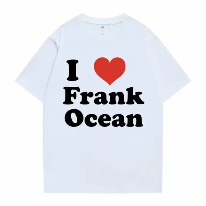 J'aime Frank T-shirts hommes femmes blond Hip Hop tendance t-shirt océan mode t-shirt rappeur à manc