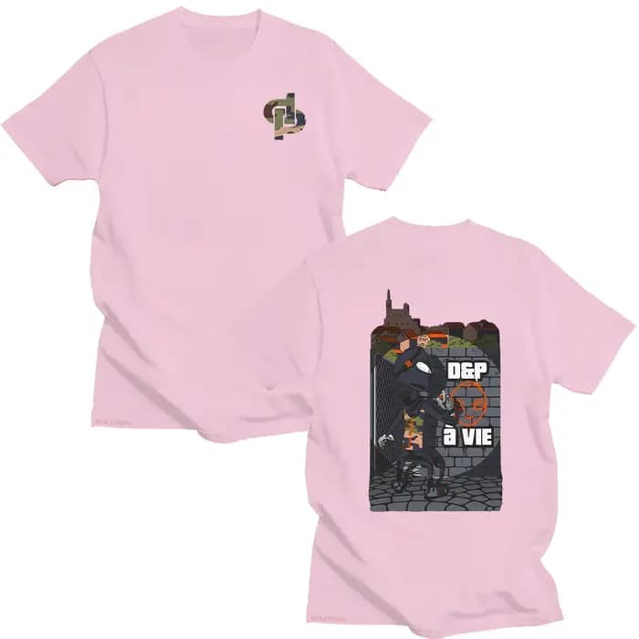 D & p À Vie Box T-Shirt rappeur JuL t-shirts hommes Style de rue pur coton