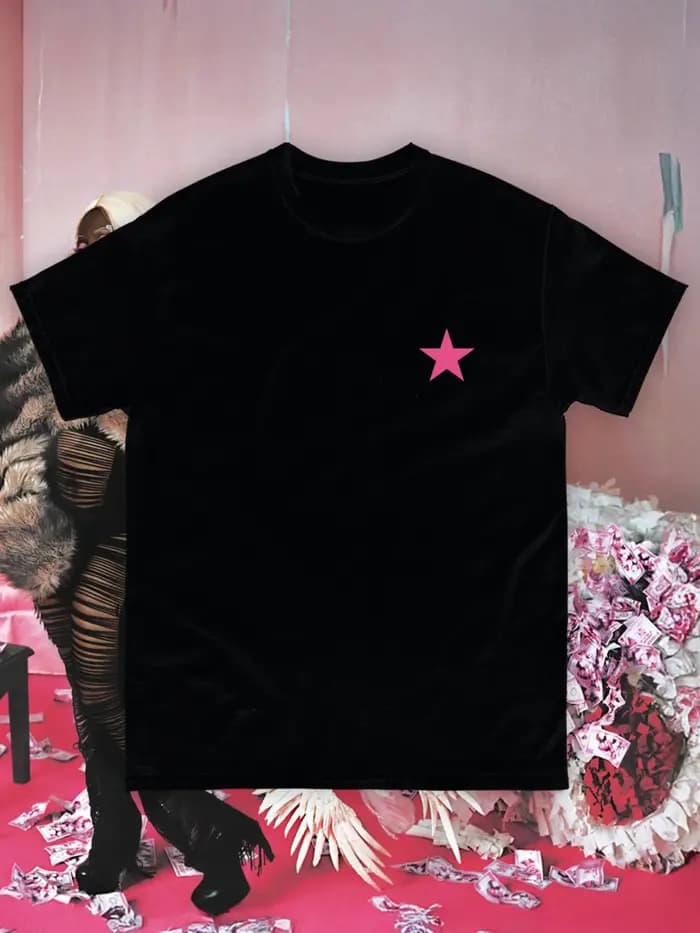 T-shirt graphique MEGA BBL de l'album de la chanteuse française Théodora