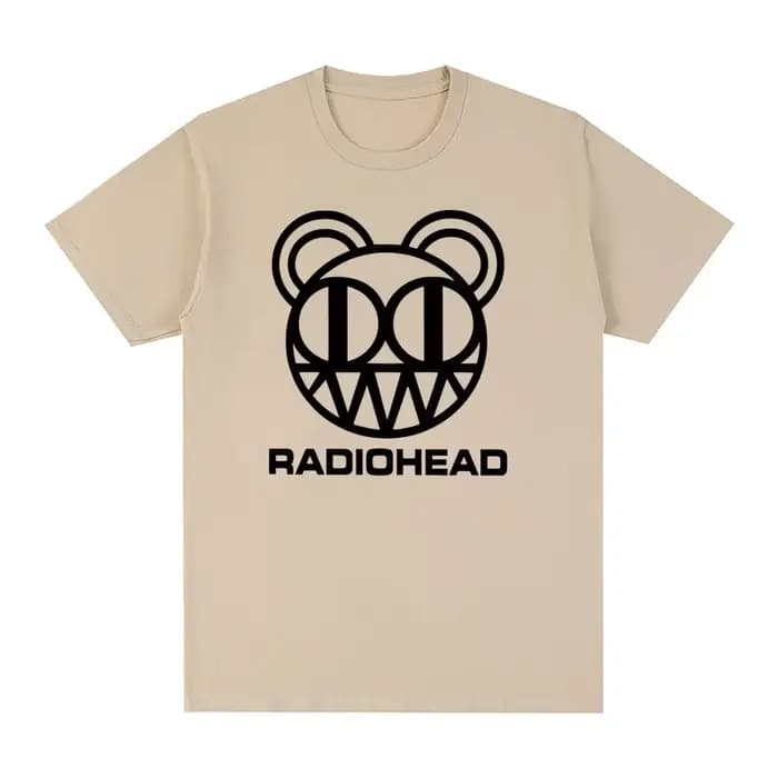 Radiohead Vintage T-shirt Rock n Roll Amnesiac Cotton Men T shirt New Tee Tshirt Womens Tops