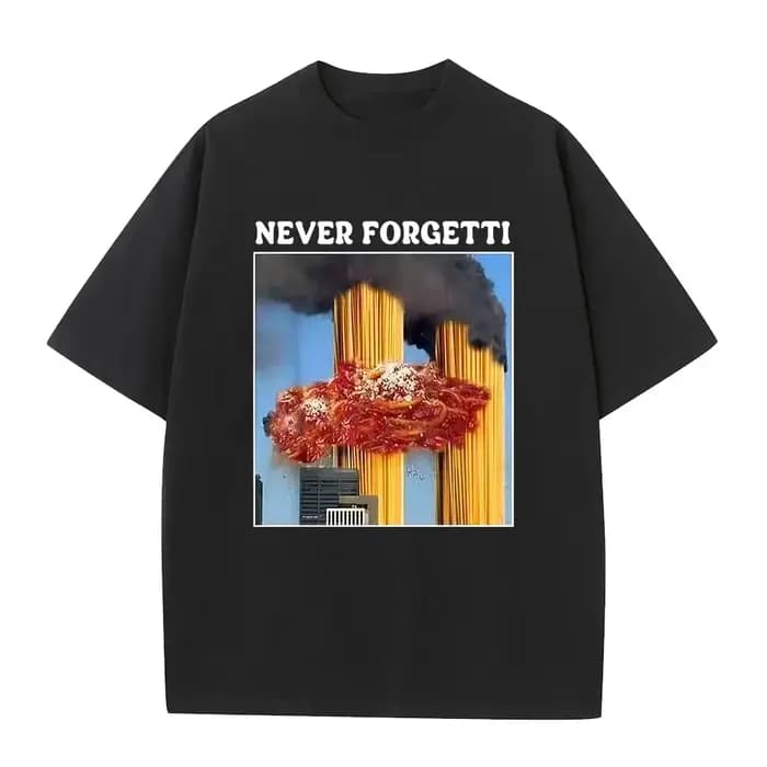 T-shirt graphique Never Forgetti 11 9, T-shirt drôle commémorant les victimes du 11 septembre, pour