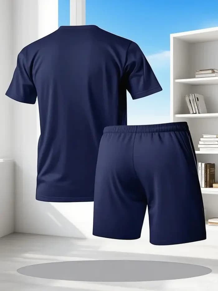 Ensemble deux pièces décontracté et tendance pour jeunes hommes