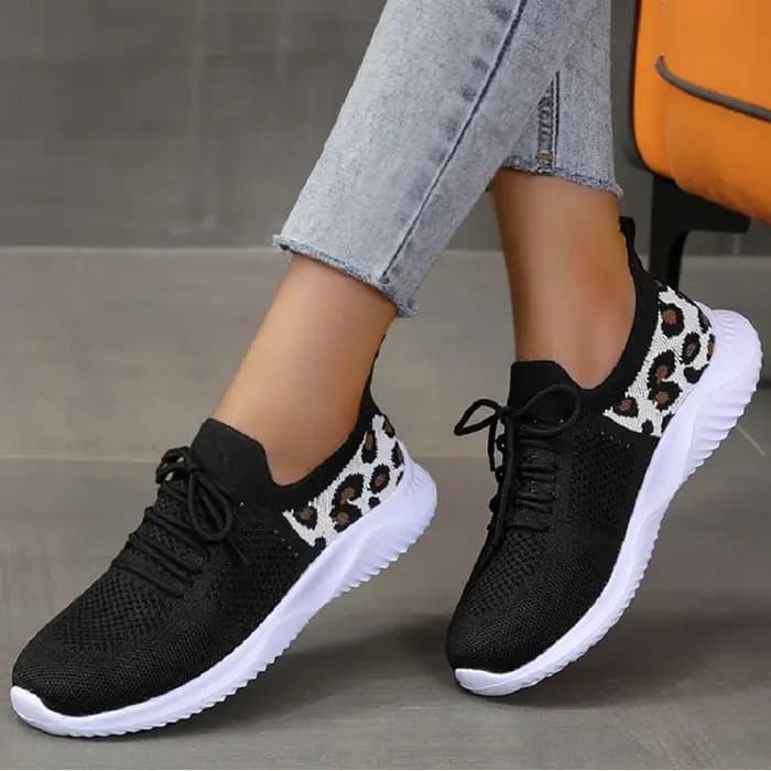 Baskets femme mélange couleur chaussures De sport