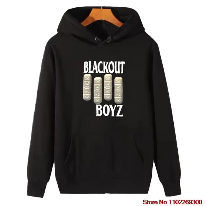 Blackout Boyz Sweat-shirt à capuche avec image de mode de haute qualité adapté à tous âges, pull épa