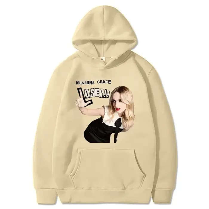 Mckcannelle Grace LOSER!!! Sweat à capuche à manches longues pour hommes et femmes
