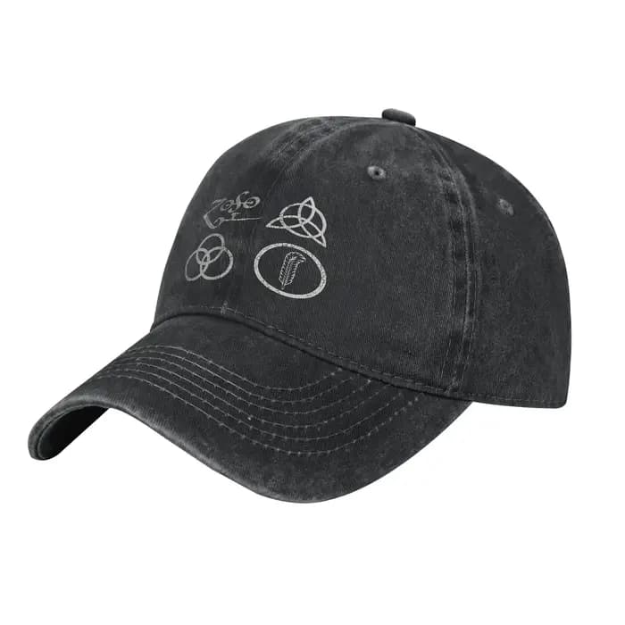 Casquette de baseball délavée The Mother Ship Led Zeppelin
