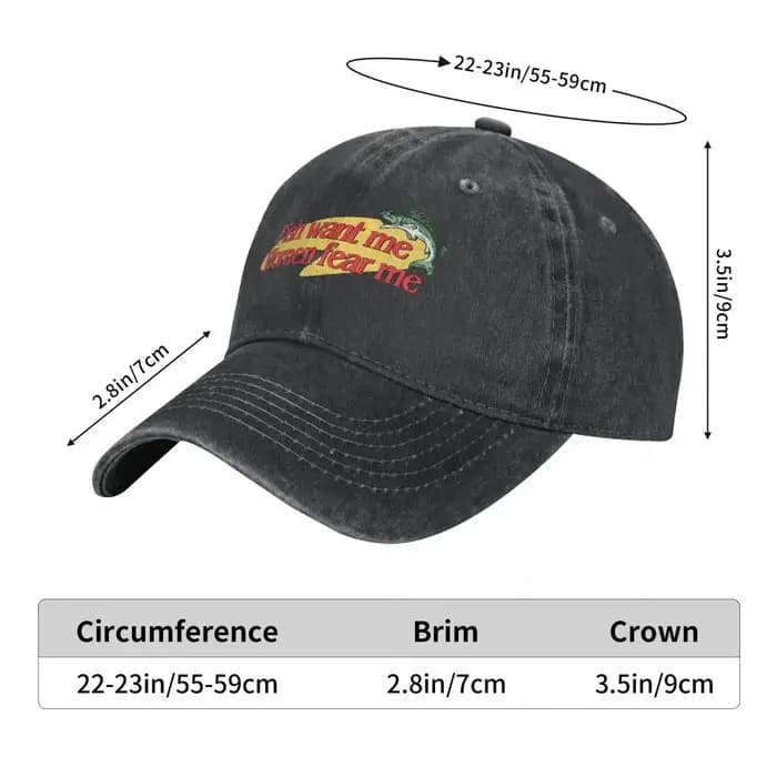 Fish Want Me – casquette de Baseball classique pour femmes