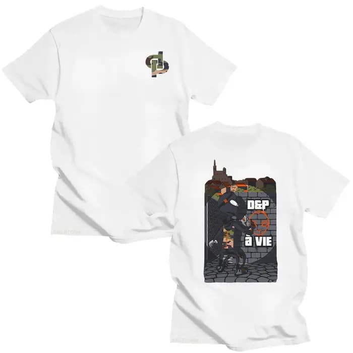 D & p À Vie Box T-Shirt rappeur JuL t-shirts hommes Style de rue pur coton