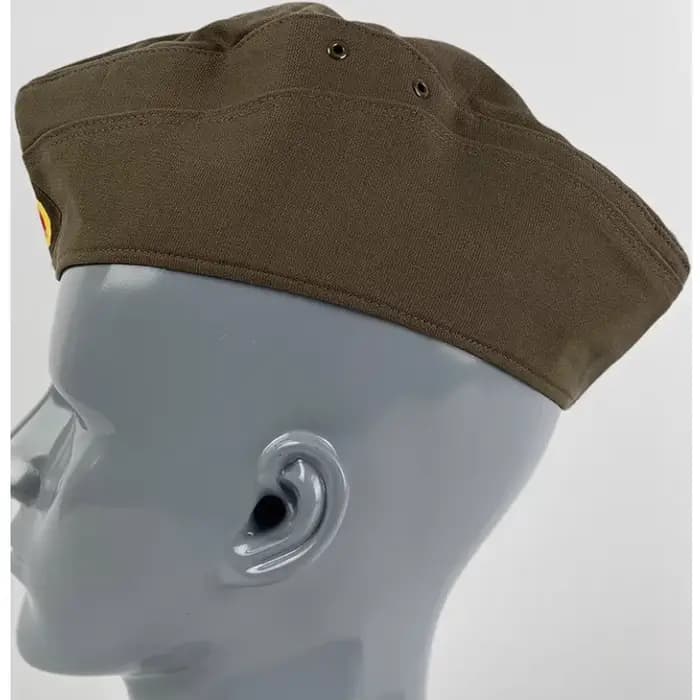 Casquette de bateau M34 en tissu de laine gris-vert