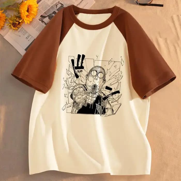 Sakamoto Days t-shirt fille université Pastel 80s gothique Punk t-shirt à la mode Grunge coloré anim