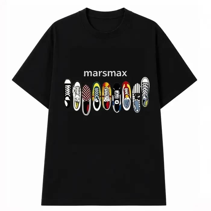 T-shirt tendance pour homme en coton 100% Mars Max Print