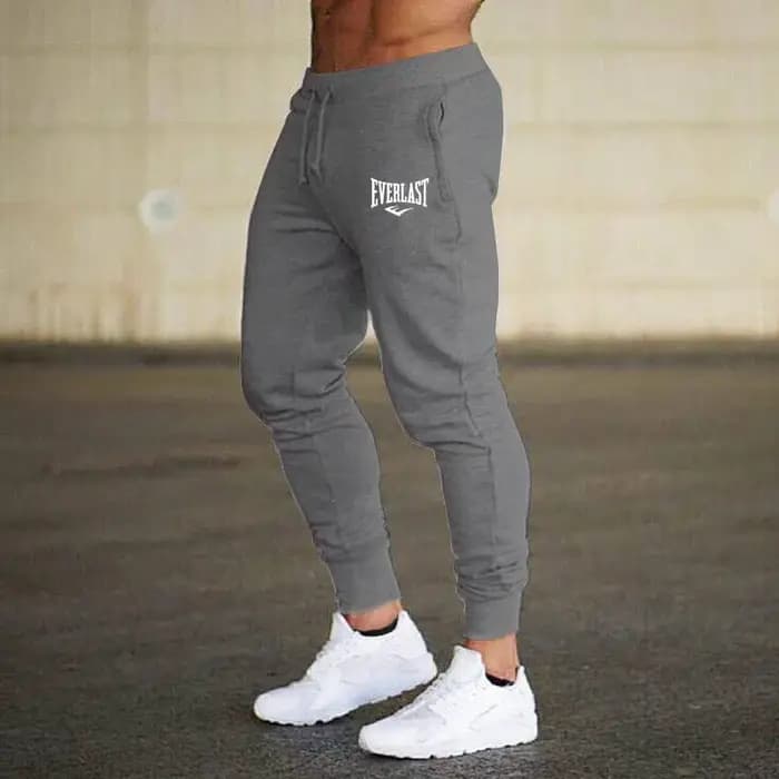 EVERLAST Pantalons de jogging imprimés écologiques pour hommes et femmes, pantalons de course d'auto
