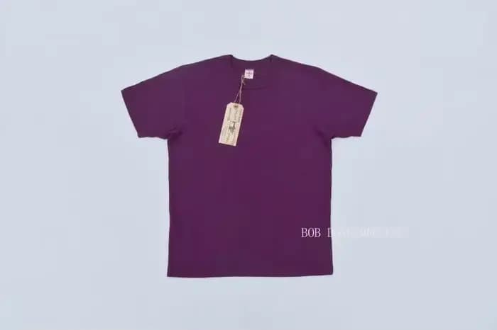 BOB DONG 300gr T-shirts de base été coton lourd T-shirts unis pour hommes