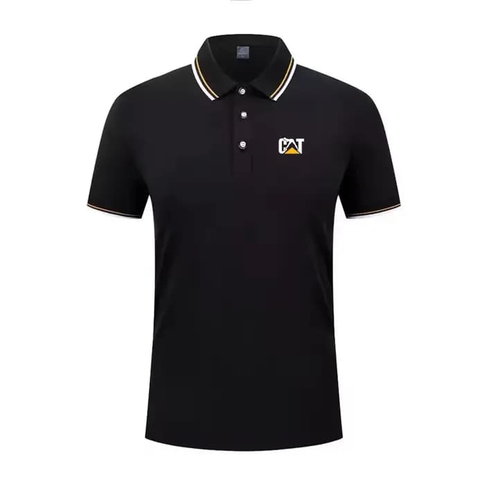Nouveau Polo Homme Couleur Unie Manches Courtes Boutonné Col Revers Léger Streetwear Sport Décontrac