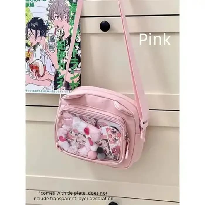 Ballet filles grande capacité Kawaii Itabag japonais Transparent JK épaule sacs à bandoulière cadeau pour amis