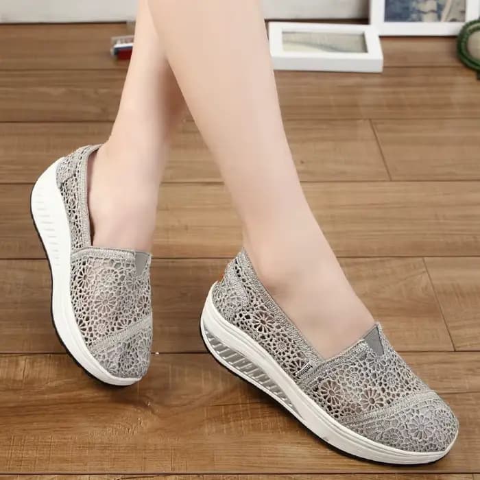 BeckyWalk-Chaussures décontractées en toile pour femmes