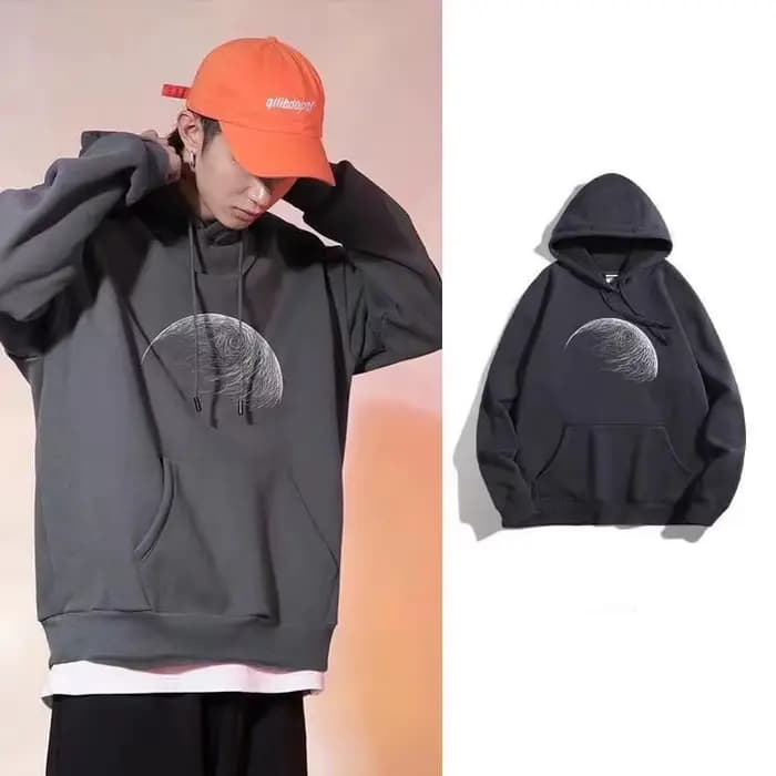 Sweats à capuche College graphiques Goth pour hommes