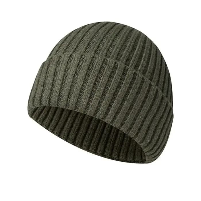 Logo brodé personnalisé hiver tricoté pull chapeau couleur unie chaud décontracté hommes et femmes à bord court crâne bonnet Gorras