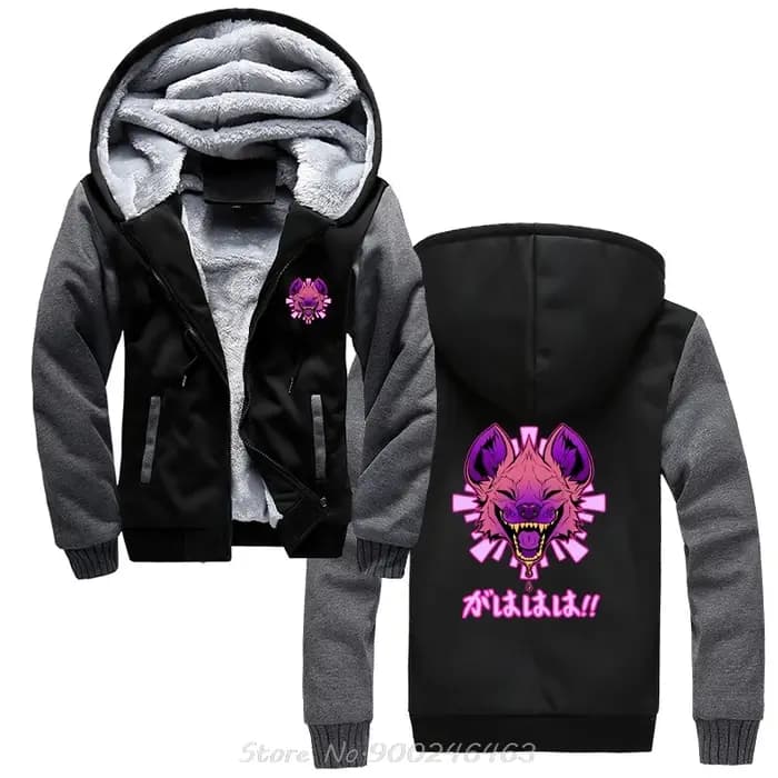Sweat à capuche en fourrure Gahaha Hyena pour hommes