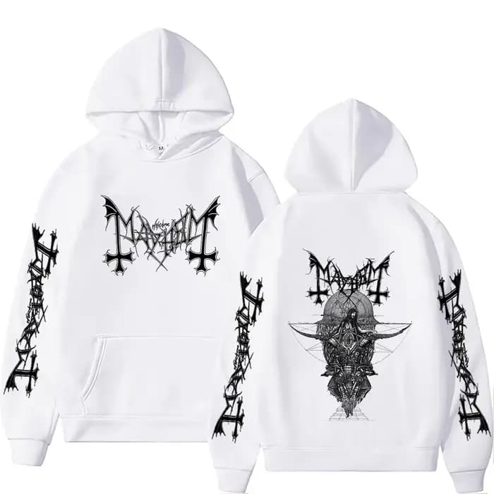 Vente Flash : Sweat à Capuche Unisexe Rock Band Mayhem