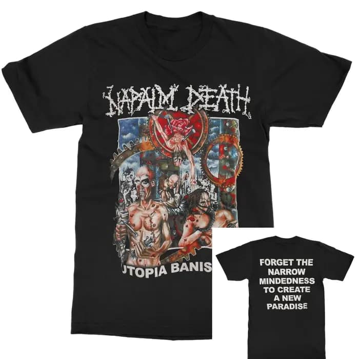 T-Shirt Napalm Death Utopia Banished Band