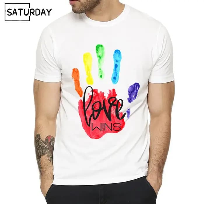 T-shirt arc-en-ciel unisexe unisexe