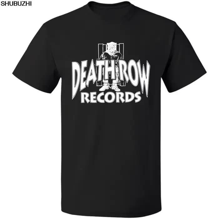 Hommes Death Row Records LOGO T-Shirt hommes été T-Shirt hommes marque vêtements t-shirts haut décon