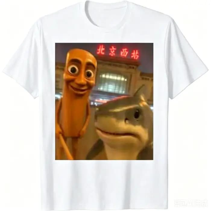 【Nouveauté】T-shirt à manches courtes en coton noir décontracté avec imprimé de célébration "Night