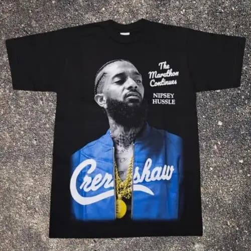 Nipsey Hussle T-Shirt graphique Vintage été nouveau haut à manches courtes en coton pour hommes et femmes