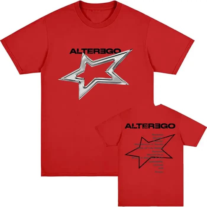 Coran chanteur Album Alter Ego graphique t-shirts LISA mode Hip Hop Streetwear unisexe été coton