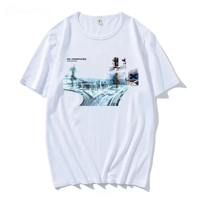 Radiohead-T-shirt Hip Hop pour hommes et femmes
