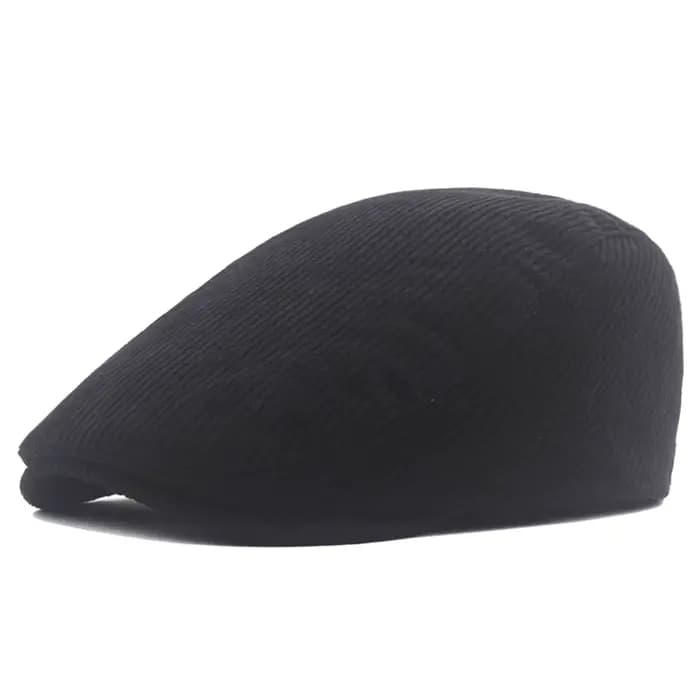 Casquette de Peintre à Visière en Velours Côtelé pour Homme, Béret de Style Britannique, Rétro, Angl